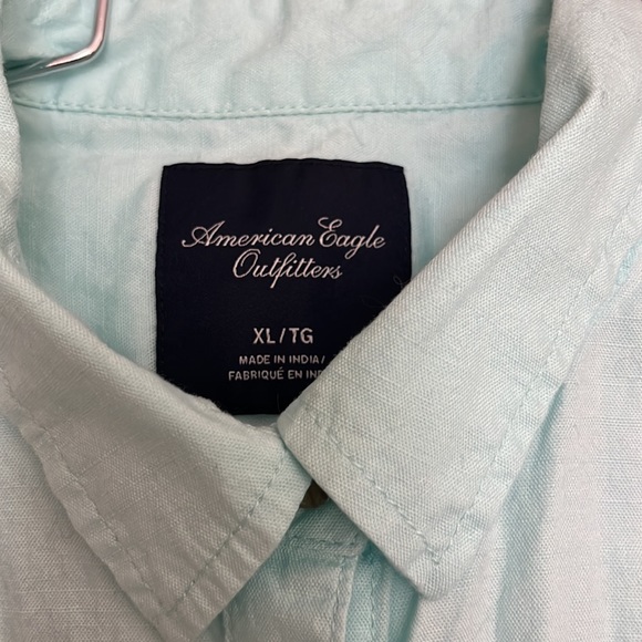 Super Cute Mint Green Button- Down Top Size XL - Picture 2 of 5